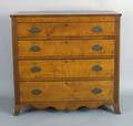Pennsylvania Federal figured maple chest of drawers ca 1815