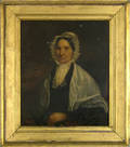 Philadelphia oil on canvas portrait of a woman ca 1840
