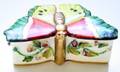 072328 ROCKINGHAM BUTTERFLY BOX W FLORAL ACCENTS