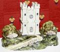 072326 ENGLISH CERAMIC CASTLE H 55 L 7 CHIPS