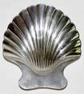 071354 TIFFANY STERLING SILVER SHELL DISH L 54