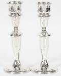 STERLING CANDLESTICKS PAIR