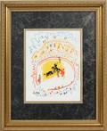 AFTER PABLO PICASSO COLOR LITHOGRAPH