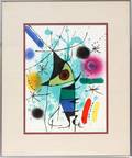 AFTER JOAN MIRO COLOR LITHOGRAPH