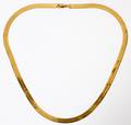 14KT GOLD HERRINGBONE NECKLACE