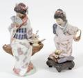 LLADRO PORCELAIN FIGURES 2 PIECES