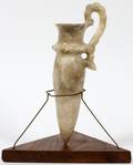 CARVED ALABASTER JUG