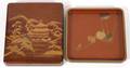 JAPANESE WRITING BOXSUZURIBAKO  LACQUER TRAY