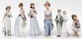 LLADRO PORCELAIN FIGURINES 6 PIECES