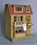 Painted dollhouse