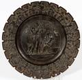 DECORATIVE ANTIQUE IRON EUROPEAN DISPLAY PLAQUE