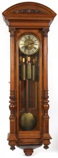 H EIBEL VIENNA WALNUT WALL CLOCK