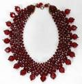 090444 COPPOLA E TOPPO RED BEAD NECKLACE