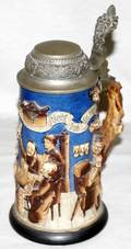 090412 GERMAN POTTERY STEIN C1900 H9
