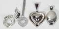 080438 STERLING 925 LOCKET  PUFFED HEART PENDANT