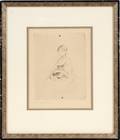 BERTHE MORISOT ETCHING  DRYPOINT