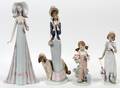LLADRO PORCELAIN FIGURES FOUR