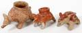 PRECOLUMBIAN TERRACOTTA VASES THREE PIECES