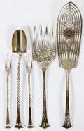 VICTORIAN STERLING SERVING PIECES C 1895