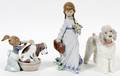 LLADRO PORCELAIN FIGURES 3 PIECES