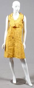 AMERICAN YELLOW PAGES PAPER DRESS 1960S