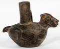PRECOLUMBIAN TERRACOTTA ANIMAL VESSEL