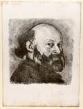 082367 E VUILLARD LITHOGRAPH PORTRAIT OF A MAN