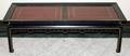 081466 CHINESE STYLE PAINTED BLACK COFFEE TABLE