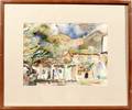 080488 HARRY KIDD WATERCOLOR MALLORCA SPAIN