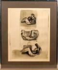 080464 IN THE STYLE OF HENRY MOORE PRINT