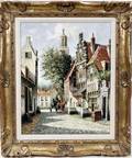 072386 PC STEENHOUWER OIL CANVAS AMSTERDAM STREET