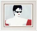 AFTER PATRICK NAGEL OIL ON CANVAS
