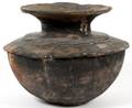 SUZANNE HOPPER RAKU POTTERY VESSEL
