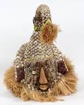 AFRICAN RAFFIA FUR  SHELL MASK