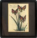 BERNARD BUFFET COLORED LITHOGRAPH PENSES
