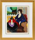 ITZCHAK TARKAY PENCIL SIGNED SERIGRAPH GRACE VI