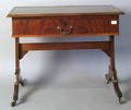 Regency mahogany work table