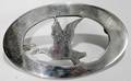 080534 STERLING BUCKLE DEPICTING GOOSE IN FLIGHT
