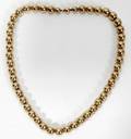080533 GOLD PLATED ROUND BEAD LADIES NECKLACE L 18