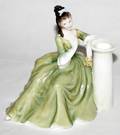 071475 ROYAL DOULTON PORCELAIN FIGURE SECRET AS IS