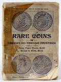 BOOK RARE COINS OF AMERICA  FOREIGN AS IS 1897