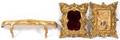 GILT CARVED WOOD FRAMES  SHELF
