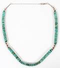 NATIVE AMERICAN INDIAN TURQUOISE BEAD NECKLACE