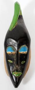 AFRICAN CARVED WOOD MASK