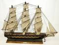 090538 WOOD  LINEN SHIP MODEL FRAGATA ESPANOLA