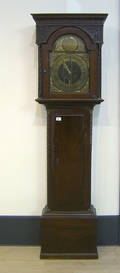 Georgian mahogany tall case clock
