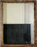 072502 ANTIQUE GILT FRAMED MIRROR H 28 W 21