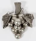 MEXICAN STERLING GRAPE BUNCH BROOCH