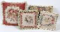 DECORATIVE NEEDLEPOINT PILLOWS FOUR