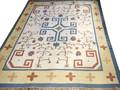 INDIAN DHURRIE HAND WOVEN WOOL RUG